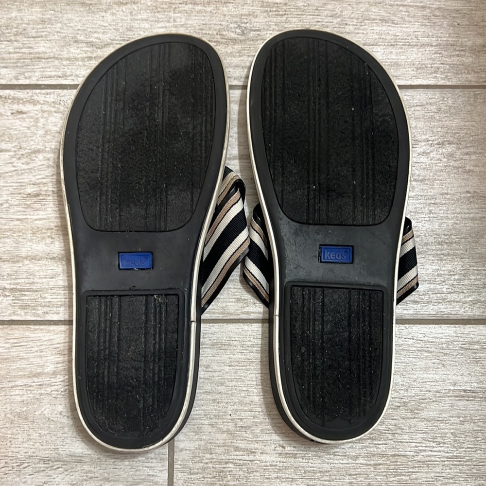 Keds Striped Ribbon Sandals-Size 7M - Picture 5 of 9